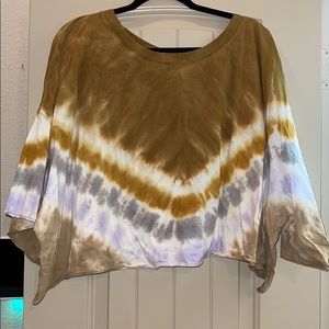 Tye Dye Wild Fable 4X Crop Top